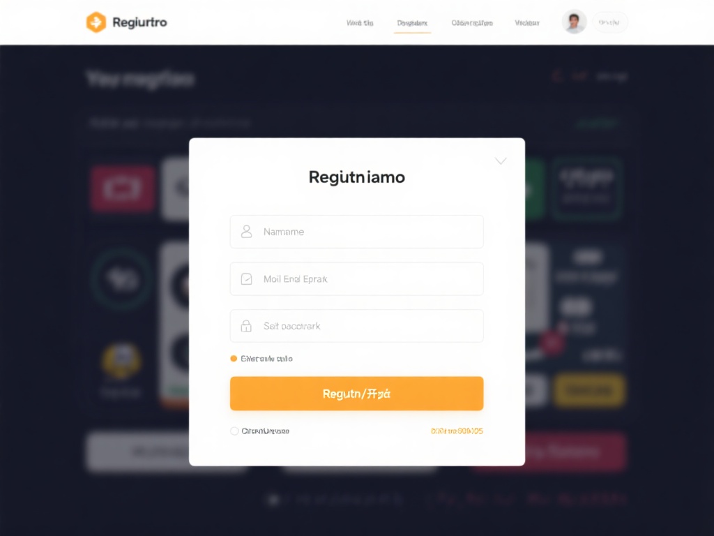 填写注册信息
访问官网，点击注册/开户选项。填写