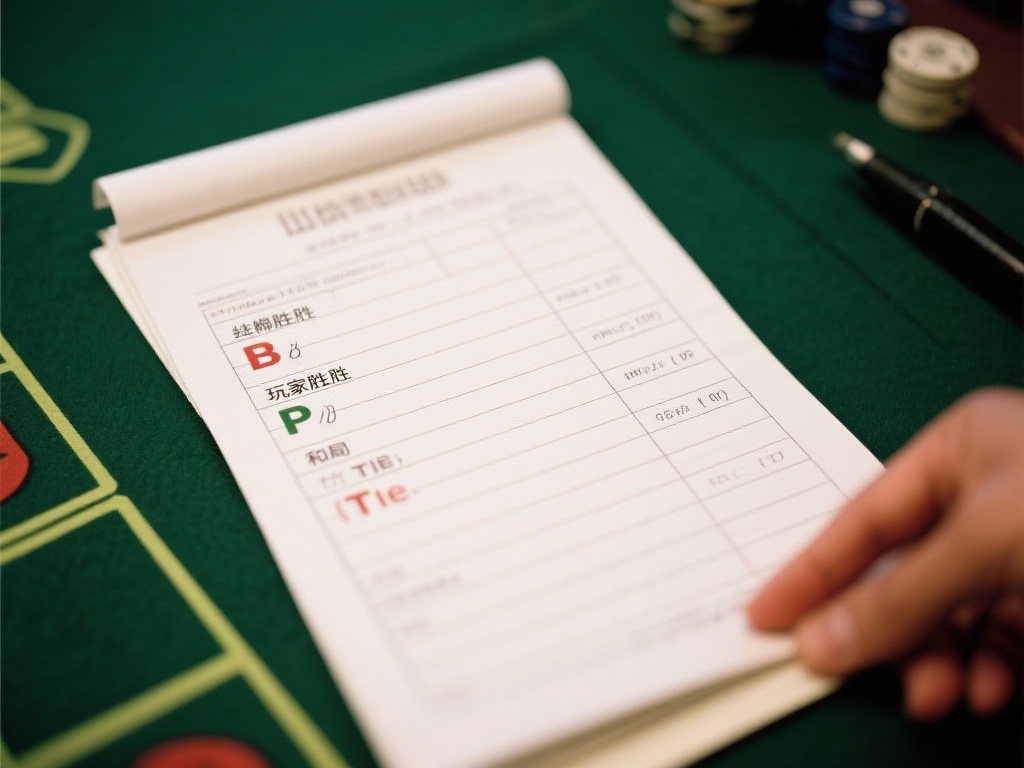 从新手到赢家:深度解析百家乐路单策略的成功秘诀 对于初学者来说,路单纸上通常会记录三种信息:庄家胜