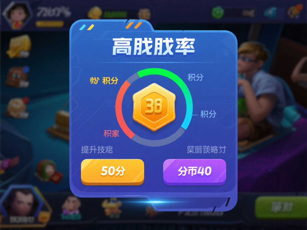 游戏胜率：高胜率玩家会额外获得积分，这是为了奖励策