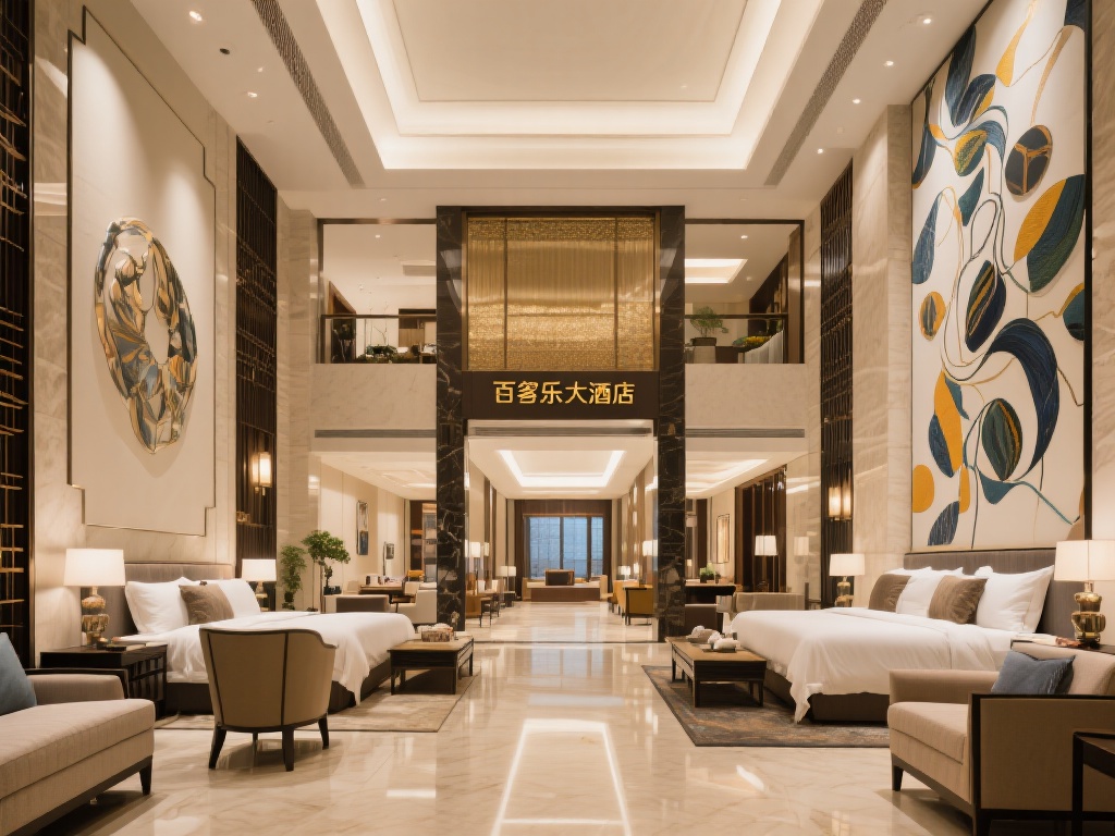 步入百家乐大酒店的瞬间，您会被它充满艺术感和优雅设