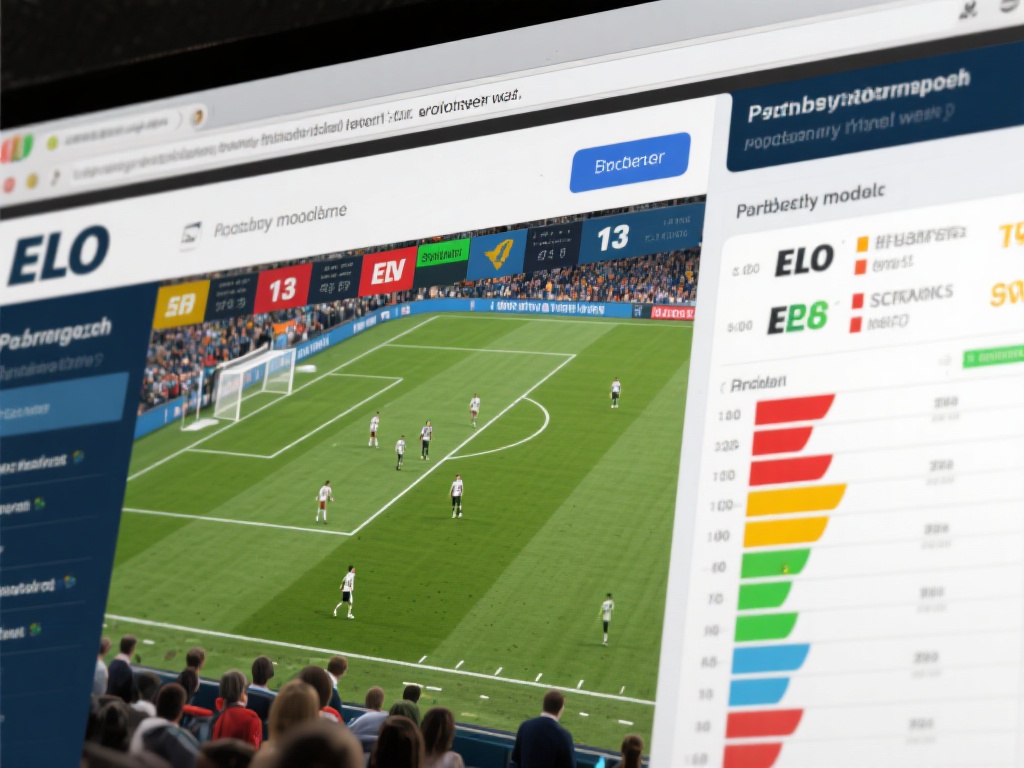 概率模型模拟比赛结果：利用例如ELO评分、球队综合