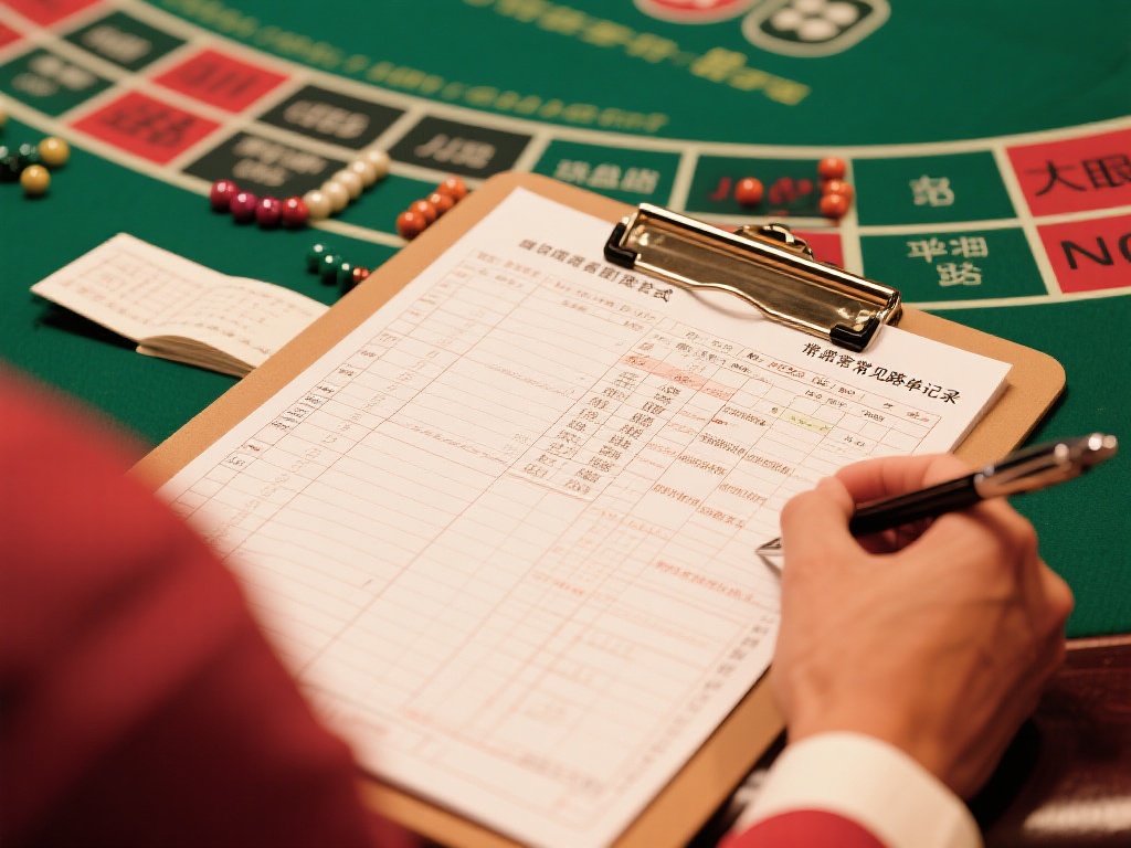 熟悉常见路单记录方式
准备记录工具是看路的第一步