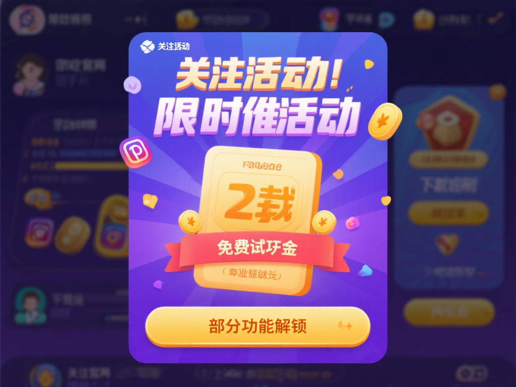 关注活动：有些平台会不定期举办限时推广活动，例如下