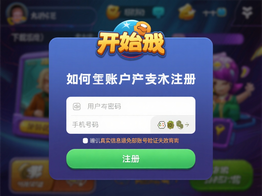 如何注册并开始游戏
下载完成后，下一步就是创建账