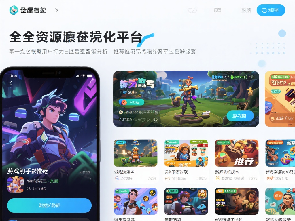 以齐全的资源为特点的平台，甚至能够根据用户行为来智