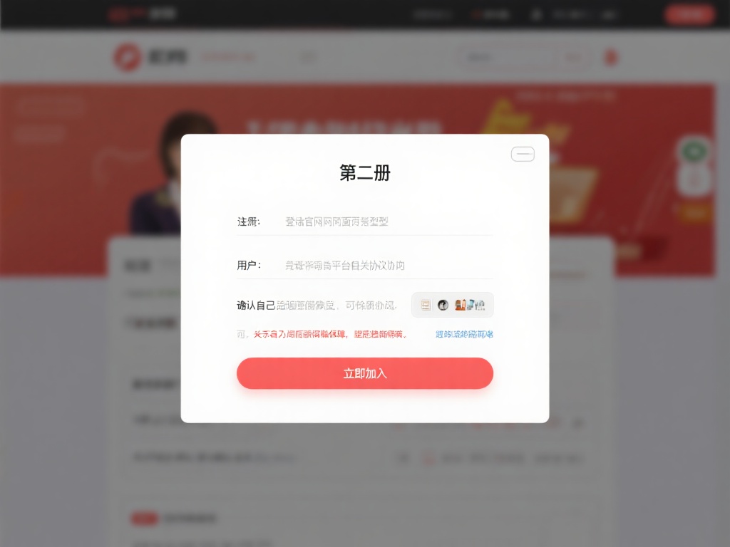 第二步：点击注册按钮并进入填写页面
登录官网之后