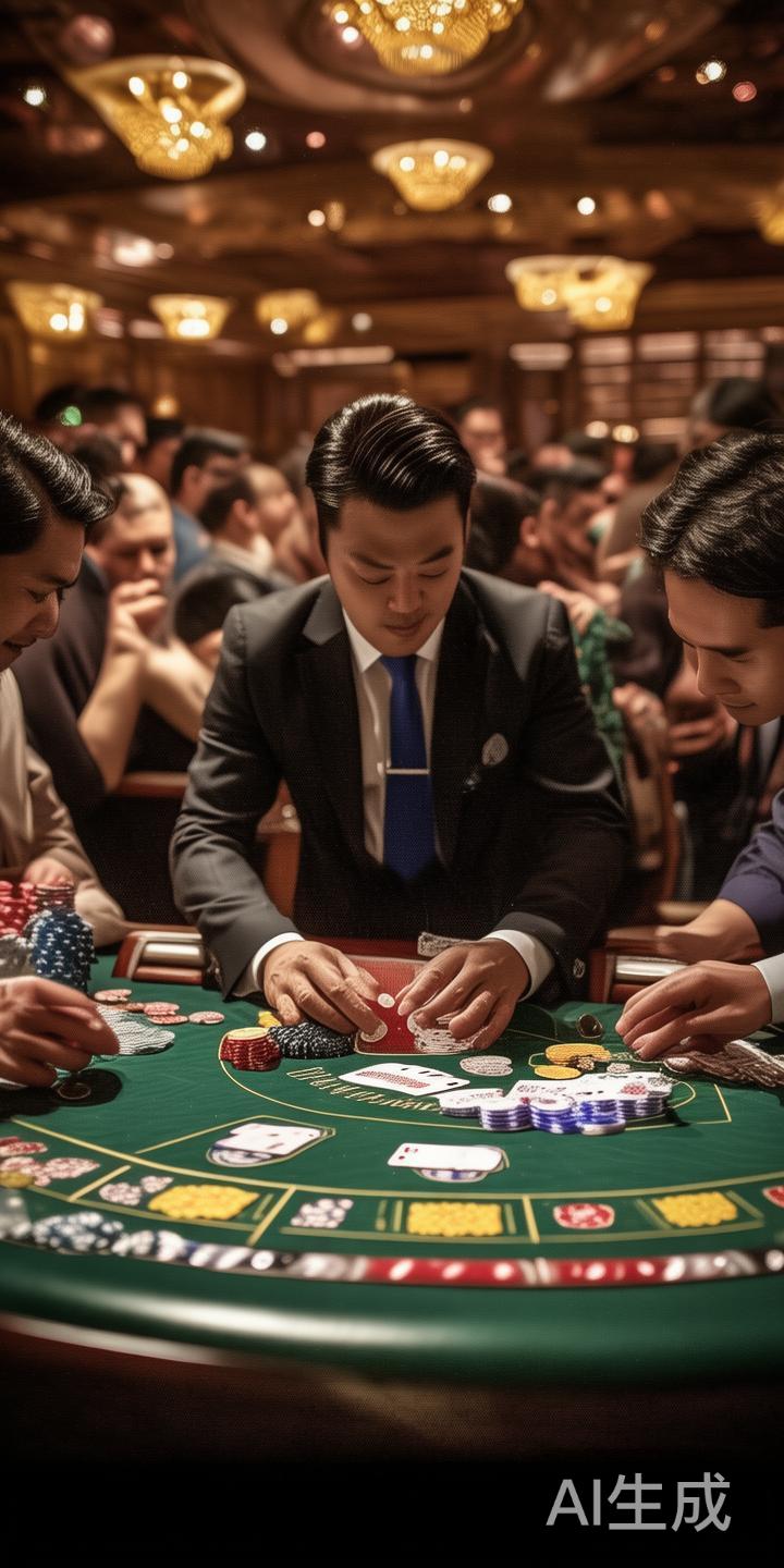 百家乐是一种比较双方手牌大小的游戏，通常由庄家和闲